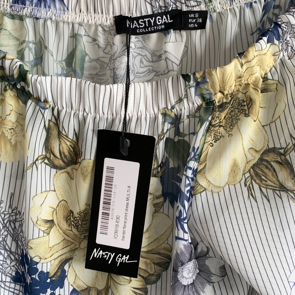 Nasty Gal | Bardot Floral Blouse - Picture 5 of 6